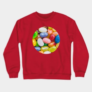 Jelly Beans Candy Photograph Circle Crewneck Sweatshirt